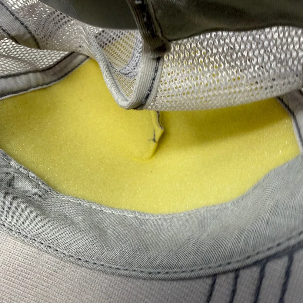 VTG R.F. Chamberland Potato Corp Maine Corduroy Trucker Hat Grey Snapback USA